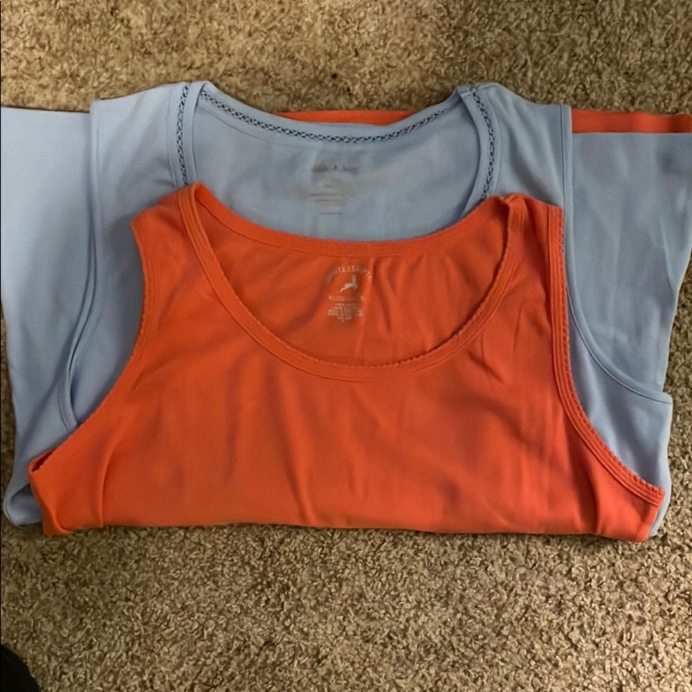❤️White Stag Orange and Blue Tank Tops (Bundle of 2)
